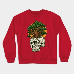 Rout Skull Illustration Crewneck Sweatshirt